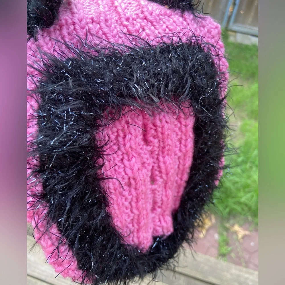 Dressy Dog Sweater for small girl dogs. Winter Dog Jacket/Coat for Female Dogs